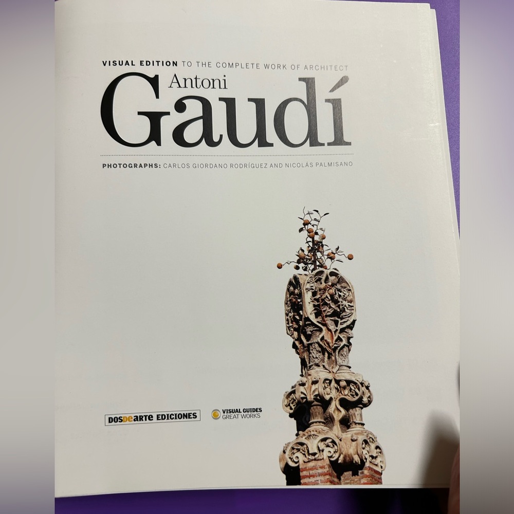 Visual Edition To The Complete Work Of ANTONI Gaudi , Book - Picture 6 of 6